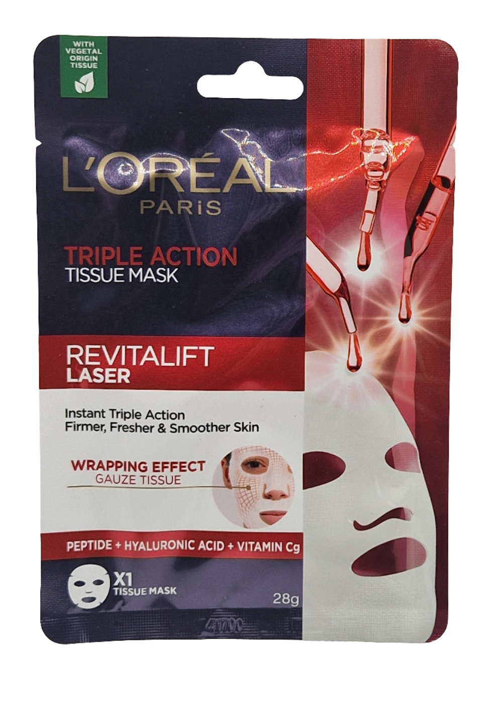 L'Oréal Paris Triple Action Tissue Mask